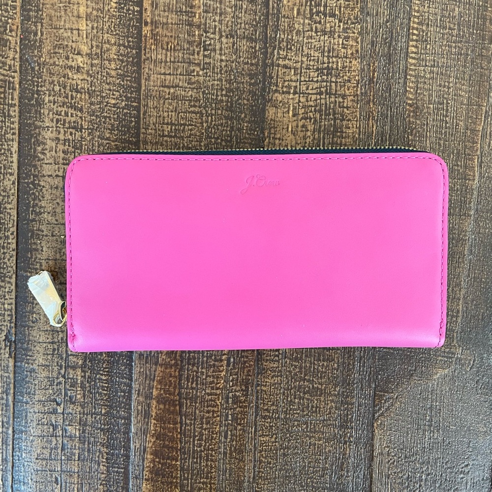 NWT J Crew Pink Wallet